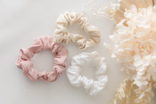 Load image into Gallery viewer, Beige Linen Cotton Scrunchie
